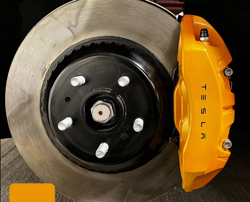 tesla brake caliper painting2 tesla brake caliper painting2