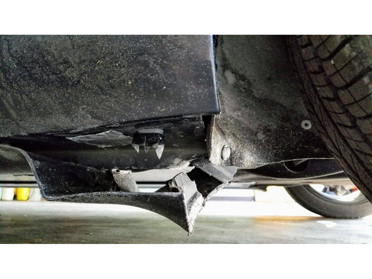 damaged tesla undercarriage22 damaged tesla undercarriage22