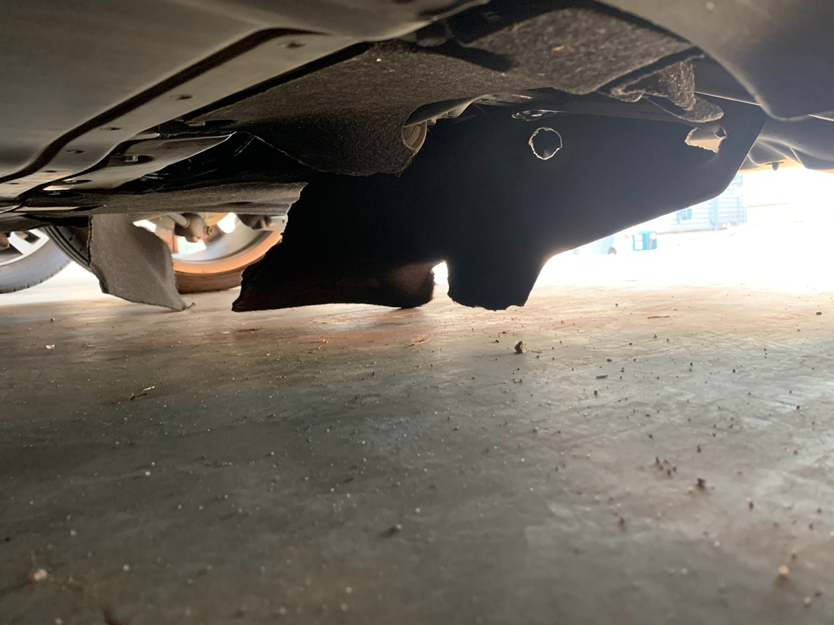 damaged tesla undercarriage4 damaged tesla undercarriage4