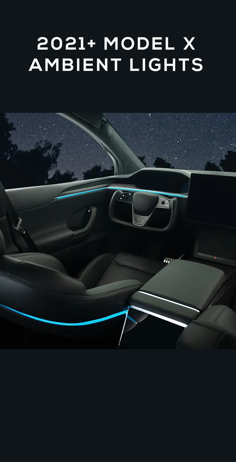 tesla model x ambient lighting tesla model x ambient lighting