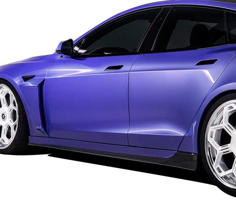 Tesla Model S Plaid Aero Side Skirts1 Tesla Model S Plaid Aero Side Skirts1