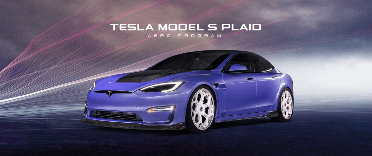 Tesla Model S Vorsteiner Body Kit Banner Tesla Model S Vorsteiner Body Kit Banner
