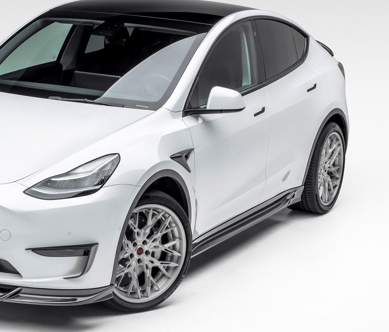 Tesla Model Y Aero Side Skirts W6 Tesla Model Y Aero Side Skirts W6