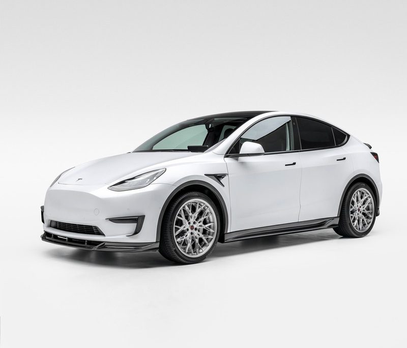 Tesla Model Y Aero Side Skirts W7 Tesla Model Y Aero Side Skirts W7