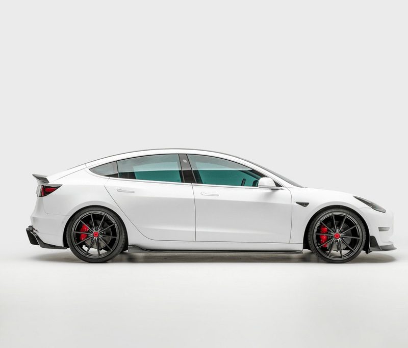 Tesla Model 3 carbon fiber side skirts3 Tesla Model 3 carbon fiber side skirts3