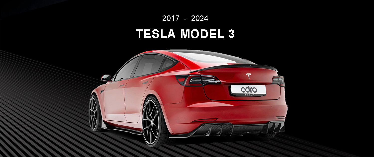 adro tesla model 3 carbon fiber body kit adro tesla model 3 carbon fiber body kit