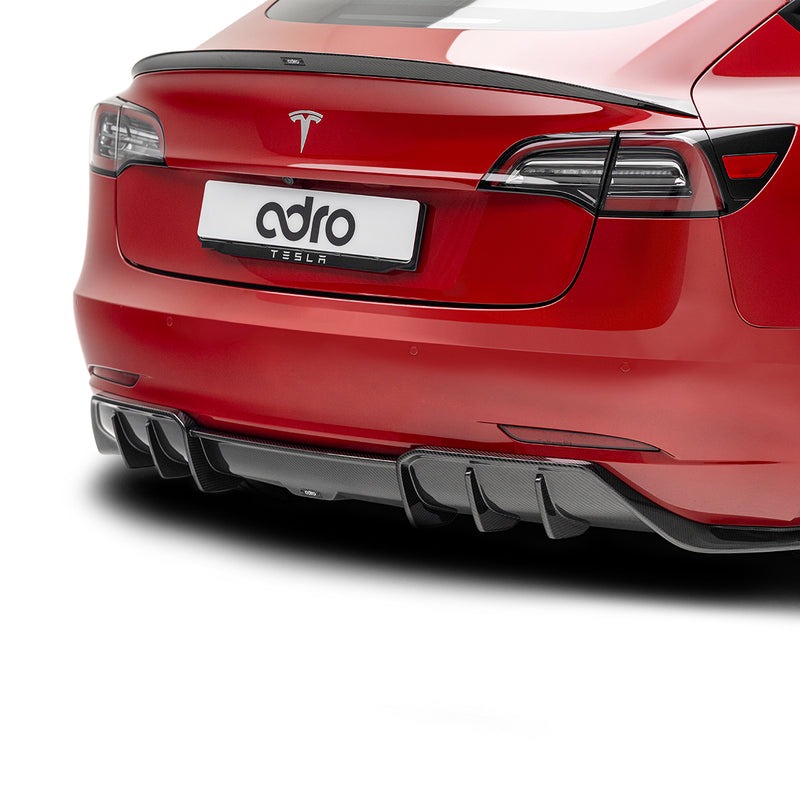 adro tesla model 3 rear diffuser v1 2 adro tesla model 3 rear diffuser v1 2