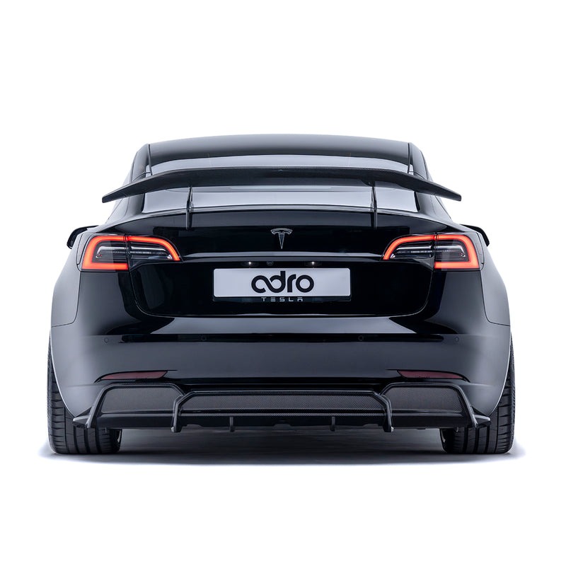 adro tesla model 3 rear diffuser1 adro tesla model 3 rear diffuser1