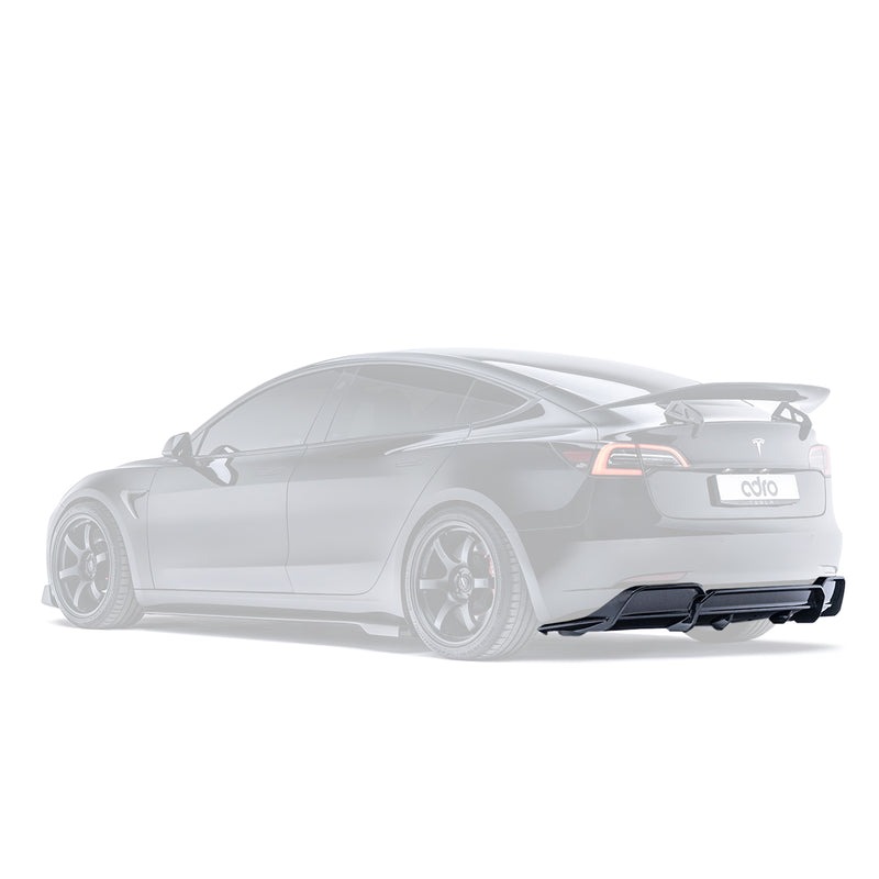 adro tesla model 3 rear diffuser2 adro tesla model 3 rear diffuser2