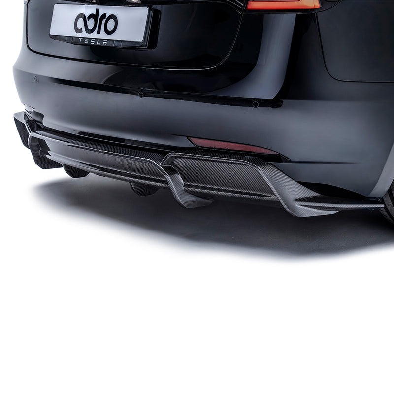 adro tesla model 3 rear diffuser4 adro tesla model 3 rear diffuser4