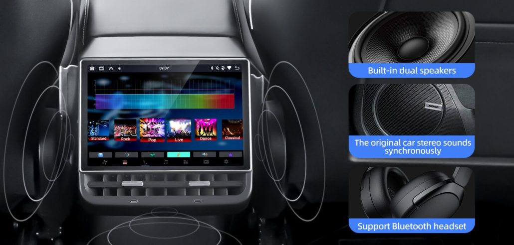 rear entertainment display tesla modeil 3 and y 6 rear entertainment display tesla modeil 3 and y 6