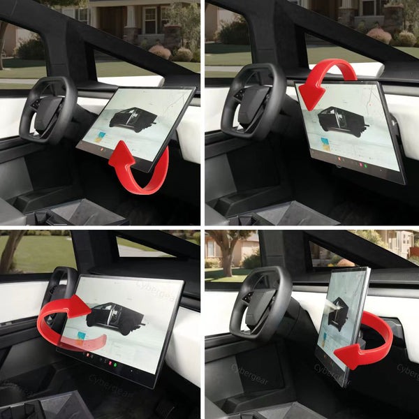tesla cybertruck swivel mount1 tesla cybertruck swivel mount1