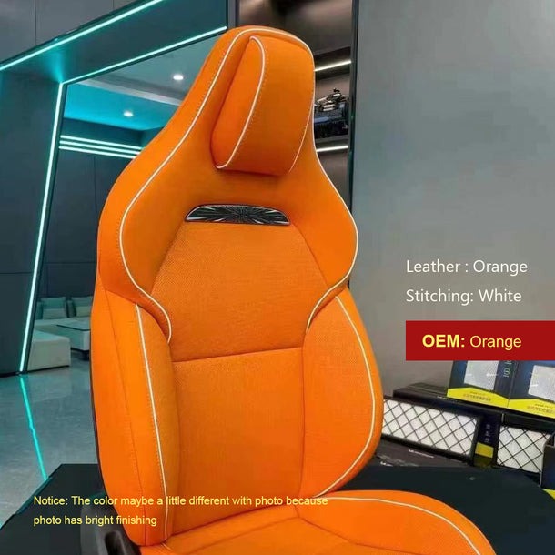tesla model sport seats14 orange tesla model sport seats14 orange