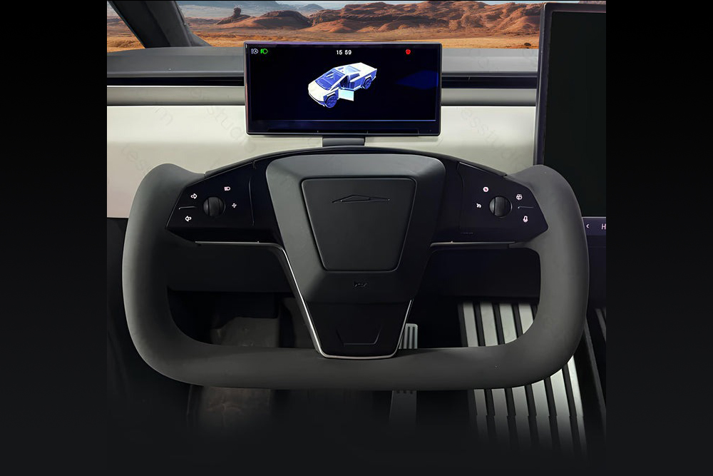 cyber truck yoke steering wheel cyber truck yoke steering wheel