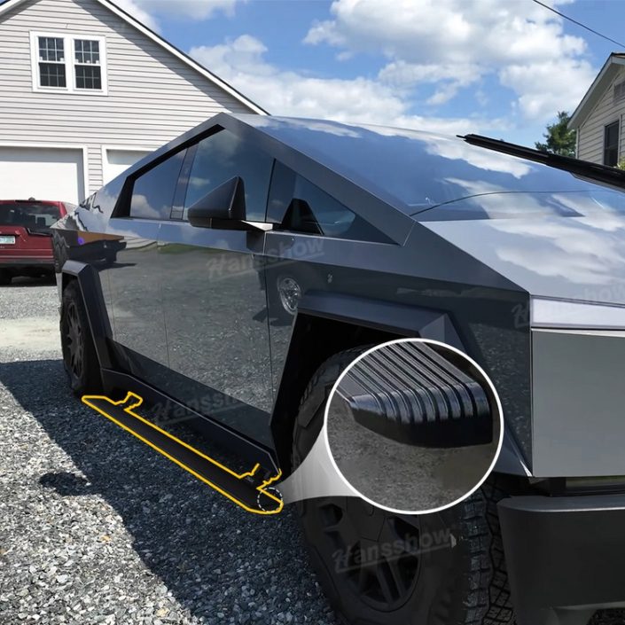 tesla cybertruck electric running boards3 tesla cybertruck electric running boards3