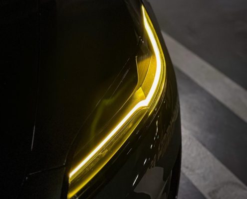 tesla highland yellow drl tesla highland yellow drl